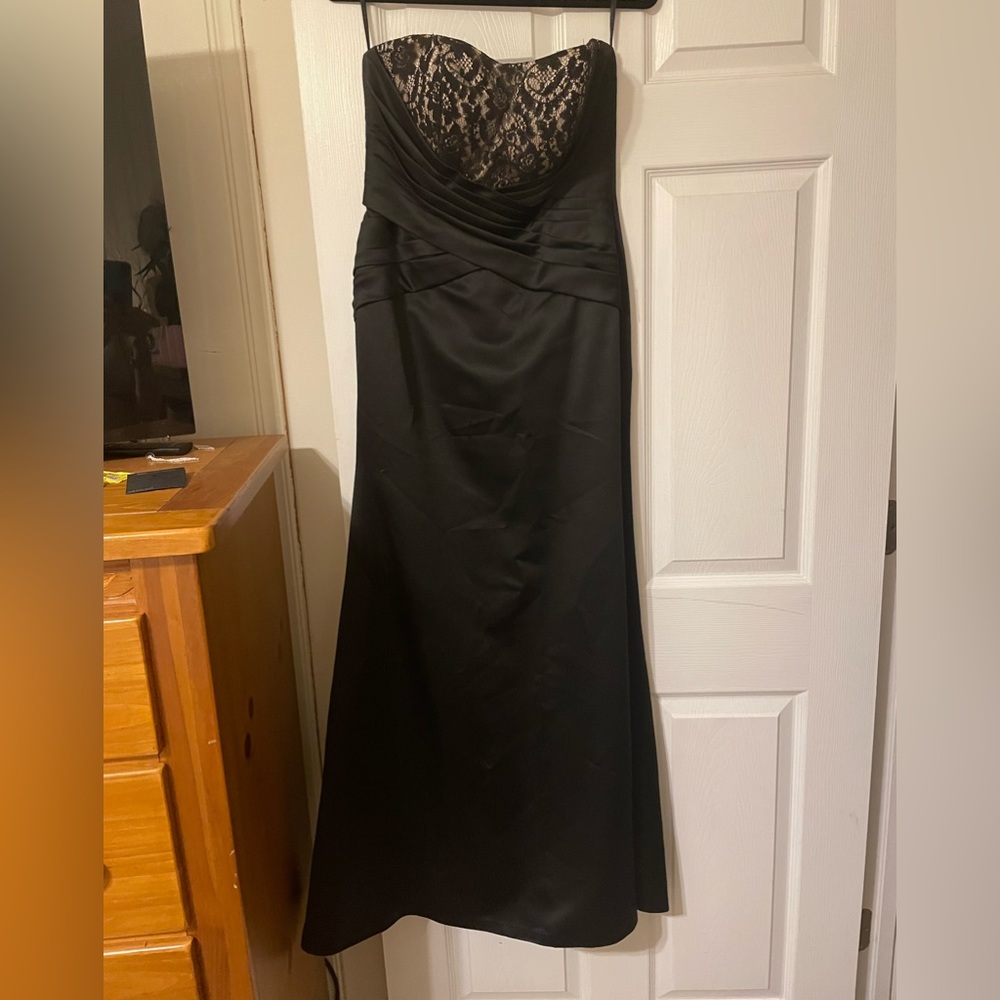 Beautiful black gown.